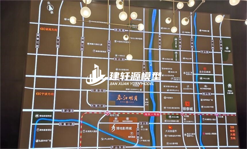 富锦房产壁挂模型