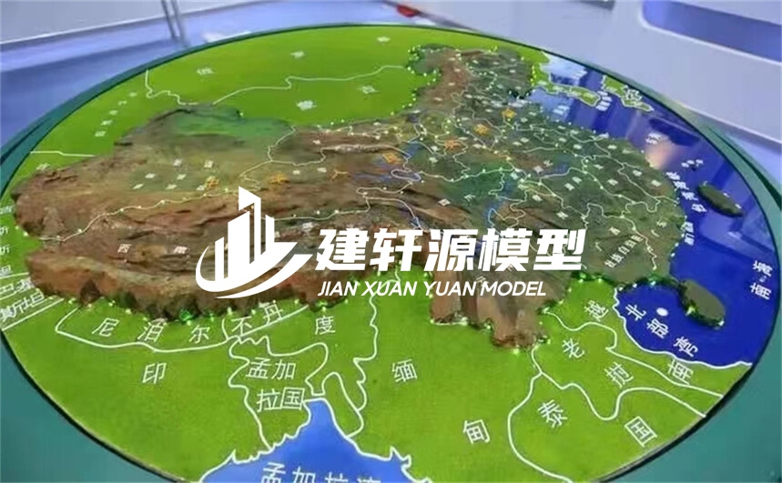 富锦地形模型制作