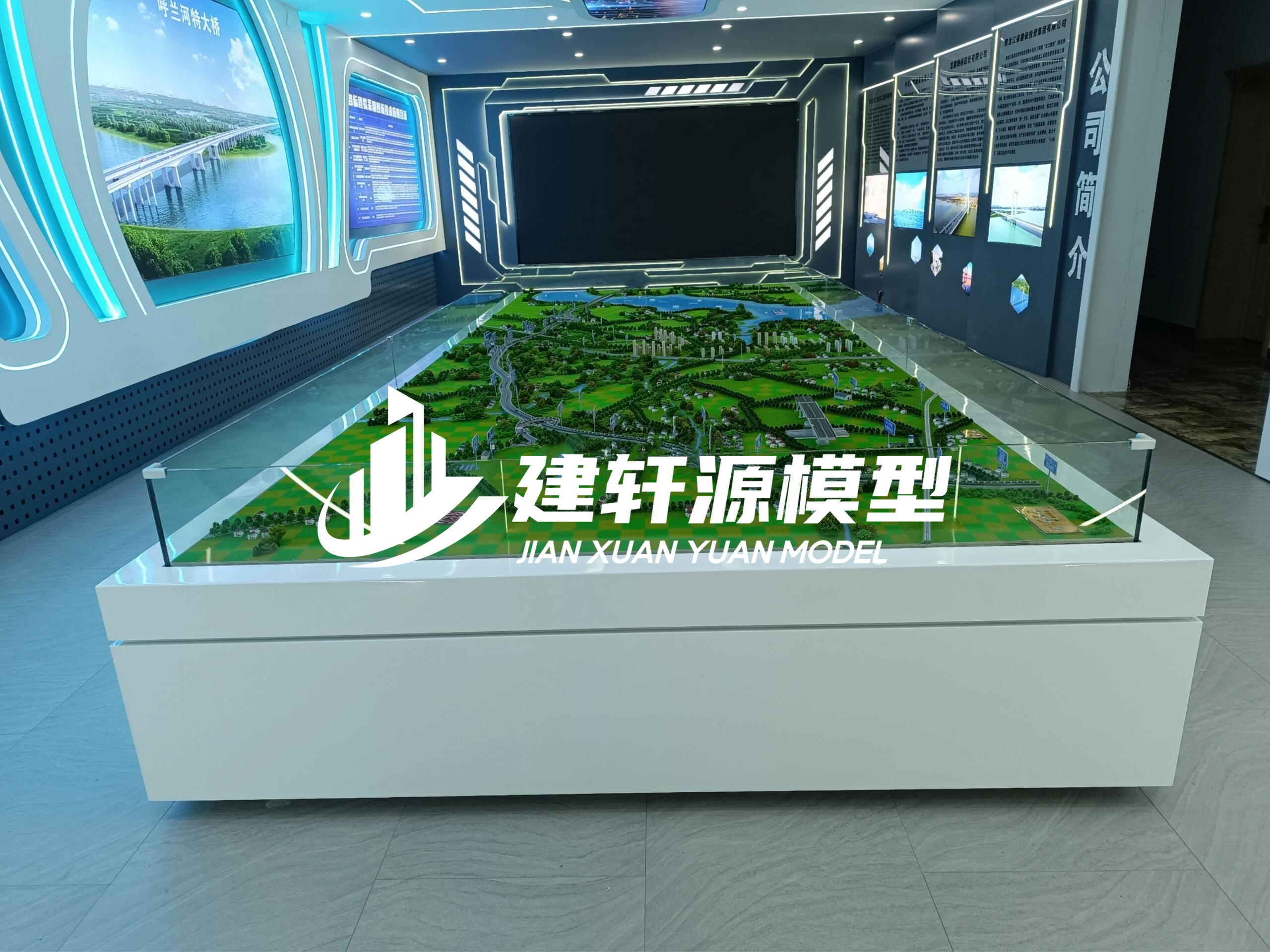富锦高架桥道路模型设计